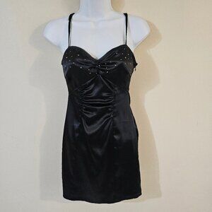 Guess Women's Sweetheart Neckline Black dress Size : 1 (XS)